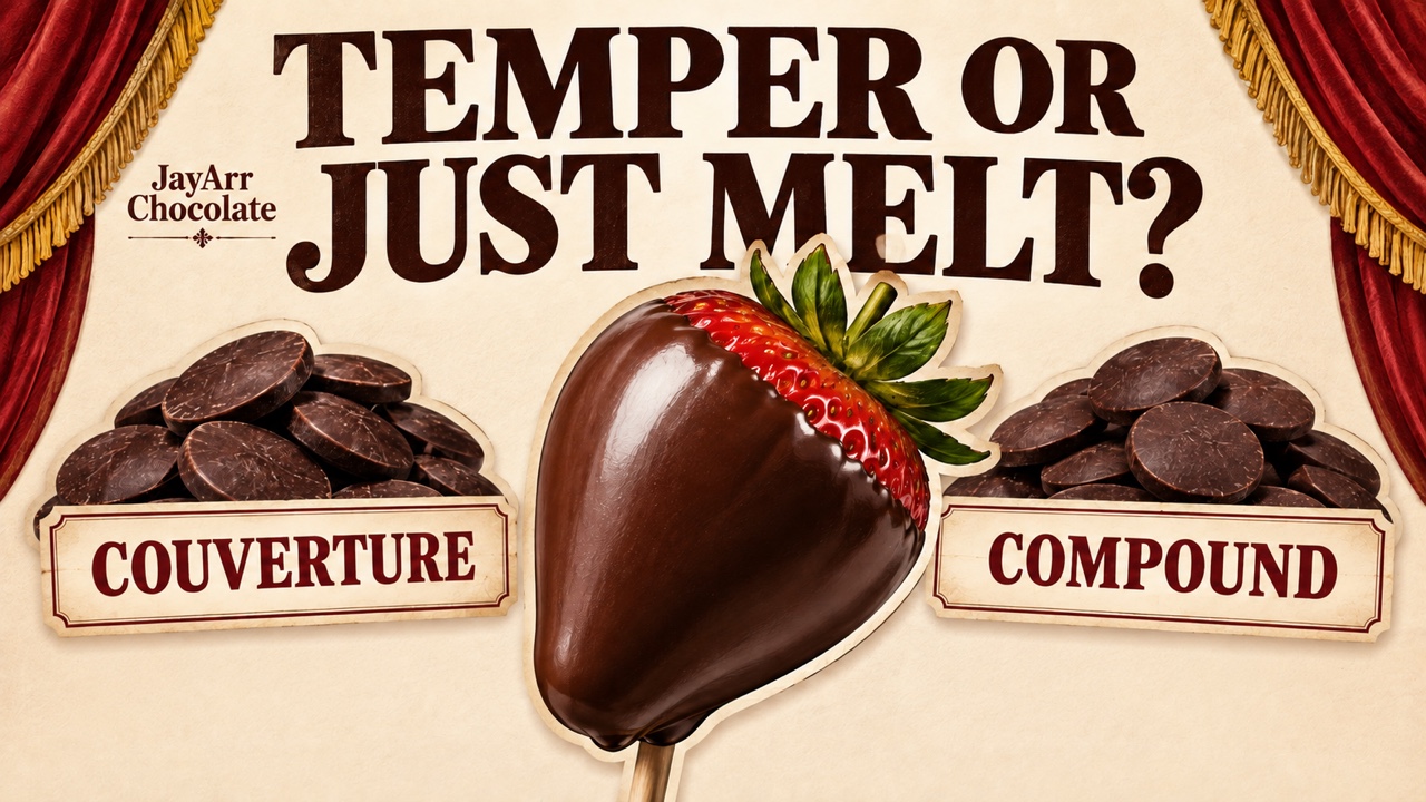 Couverture vs Compound Chocolate: Why Temper One?